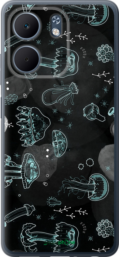 Силіконовий чехол Медузи для Oppo A5X 4G/5G - 906u-4090 изображение 