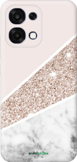 Силиконовый чехол Пастельный мрамор для Oppo A6 Pro 4G - 4342u-4229 изображение 