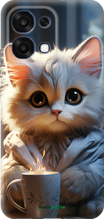 Силиконовый чехол White cat для Oppo A6 Pro 4G - 5646u-4229 изображение 