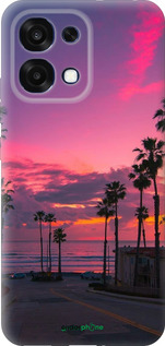 Силиконовый чехол Пальмы для Oppo A6 Pro 4G - 5873u-4229 изображение 