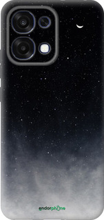 Силиконовый чехол Сині хмари, Синій місяць для Oppo A6 Pro 4G - 6396u-4229 изображение 