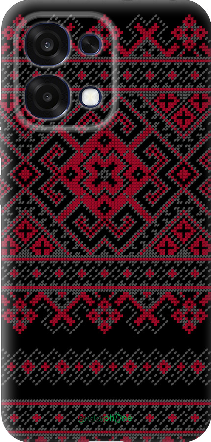 Силиконовый чехол Вышиванка 52 для Oppo A6 Pro 4G - 1763u-4229 изображение 