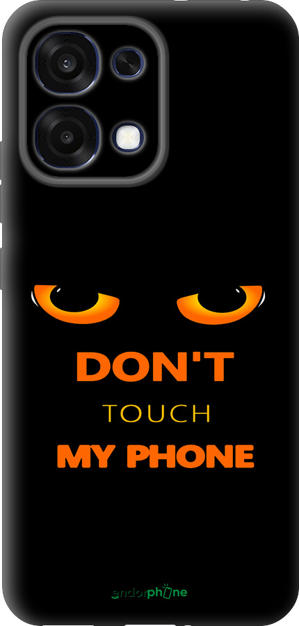 Силиконовый чехол Don't touch the phone для Oppo F31 - 4261u-4238 изображение 