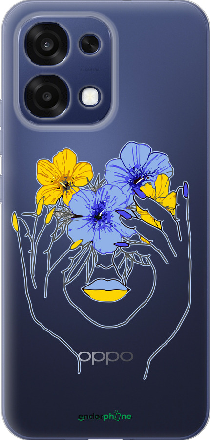 Силиконовый чехол Девушка v4 для Oppo A6 Pro 4G - 5276u-4229 изображение 