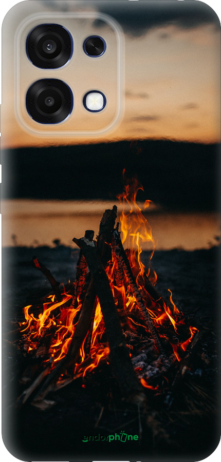 Силиконовый чехол Огонь для Oppo F31 - 6021u-4238 изображение 