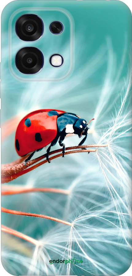 Силиконовый чехол Божья коровка для Oppo A6 Pro 4G - 6049u-4229 изображение 