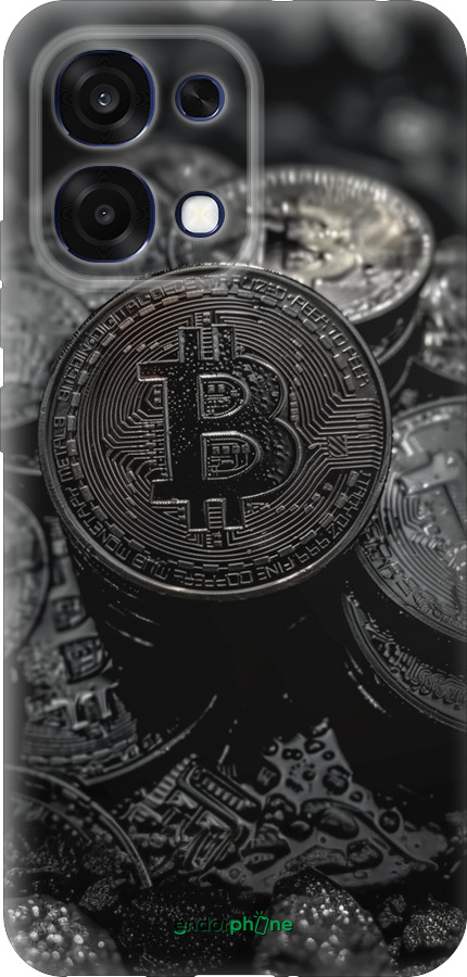 Силиконовый чехол Black Bitcoin для Oppo F31 - 6090u-4238 изображение 