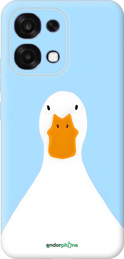 Силиконовый чехол Гусь для Oppo A6 Pro 4G - 6350u-4229 изображение 