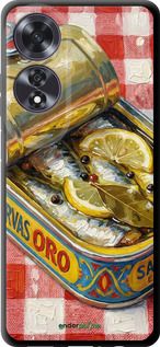 TPU чехол Vintage Sardine Tin Phone для Oppo A60 4G - 6772b-3702 изображение 