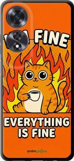 TPU чехол Funny Cat для Oppo A60 4G - 6786b-3702 изображение 