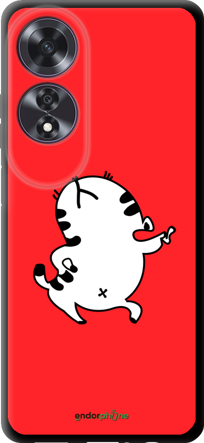 TPU чехол Кошеня для Oppo A60 4G - 4577b-3702 изображение 