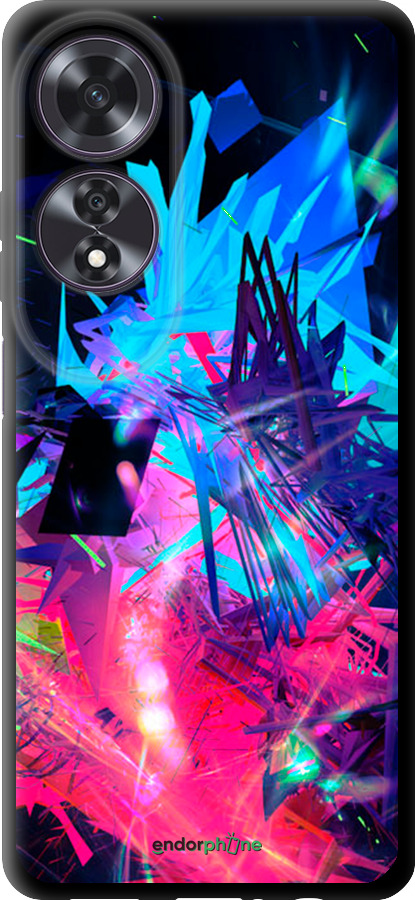 TPU чехол Абстрактный чехол для Oppo A60 4G - 4681b-3702 изображение 