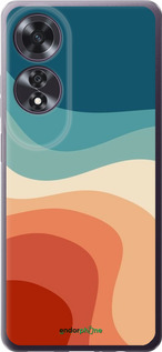 Силіконовий чехол У стилі ретро з хвилями для Oppo A60 4G - 6531u-3702 изображение 