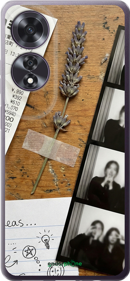 Силиконовый чехол Aesthetic Scrapbook Collage для Oppo A60 4G - 6773u-3702 изображение 