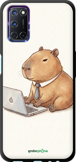 TPU чехол Funny Capybara CEO Working для Oppo A72 - 6777b-2011 изображение 