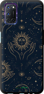 TPU чехол Celestial Harmony: Sun & Moon Gold Mystic Pattern для Oppo A72 - 6778b-2011 изображение 