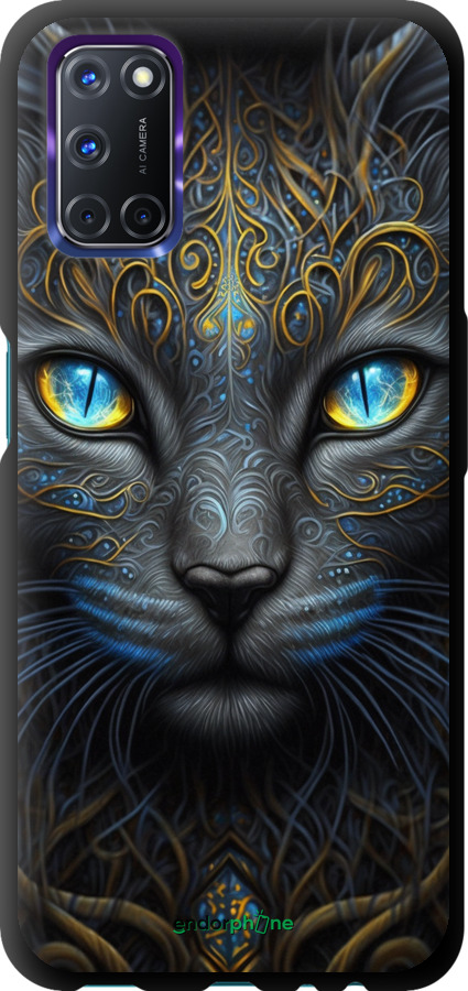 TPU чехол Кошка для Oppo A72 - 5548b-2011 изображение 