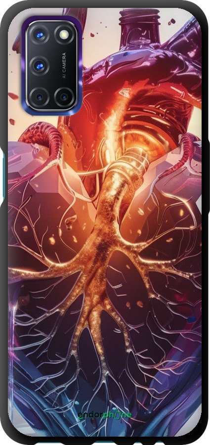 TPU чехол Crystal Heart для Oppo A72 - 6070b-2011 изображение 
