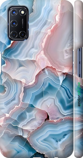 3D пластиковий матовий чехол Мрамор для Oppo A72 - 6306m-2011 изображение 
