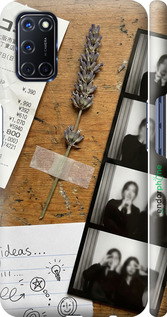 3D пластиковий матовий чехол Aesthetic Scrapbook Collage для Oppo A72 - 6773m-2011 изображение 