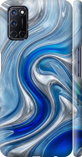 3D пластиковый матовый чехол Liquid Chrome для Oppo A72 - 6781m-2011 изображение 