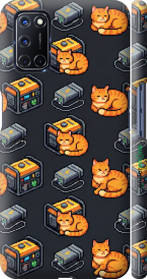 3D пластиковый матовый чехол Autonomous Zone для Oppo A72 - 6771m-2011 изображение 