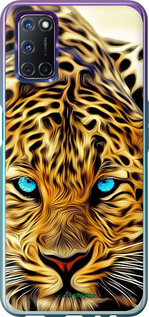 Силиконовый чехол Леопард для Oppo A72 - 6611u-2011 изображение 