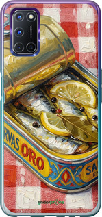 Силиконовый чехол Vintage Sardine Tin Phone для Oppo A72 - 6772u-2011 изображение 