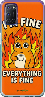 Силиконовый чехол Funny Cat для Oppo A72 - 6786u-2011 изображение 