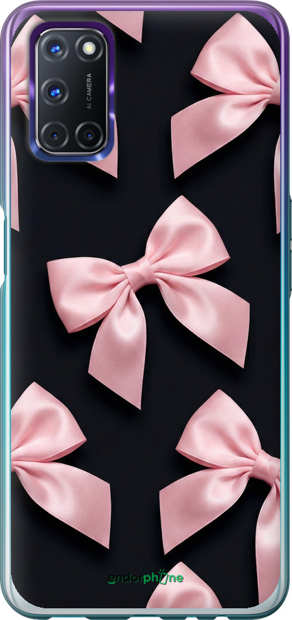 Силиконовый чехол Coquette Ribbons Dark Coquette для Oppo A72 - 6767u-2011 изображение 