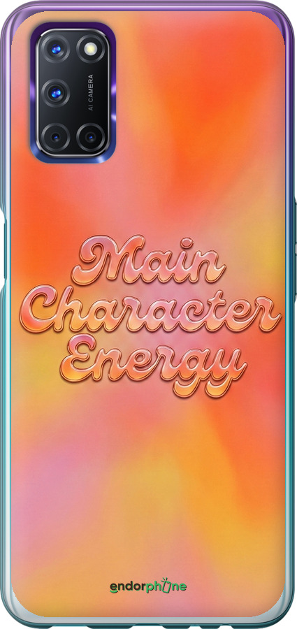 Силиконовый чехол Aura Gradient Main Character Energy Aesthetic Y2K для Oppo A72 - 6783u-2011 изображение 