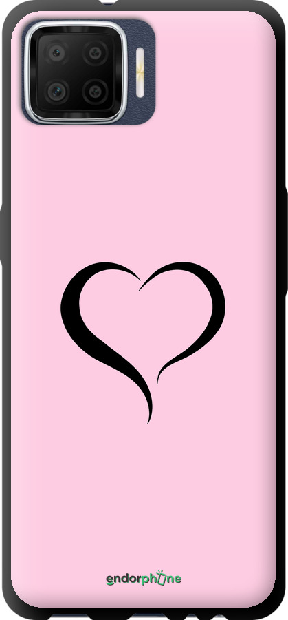 TPU black чехол Heart 1 для Oppo A73 - 4730b-1379 изображение 