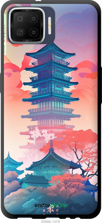 TPU чехол Японія монастир для Oppo A73 - 5590b-1379 изображение 