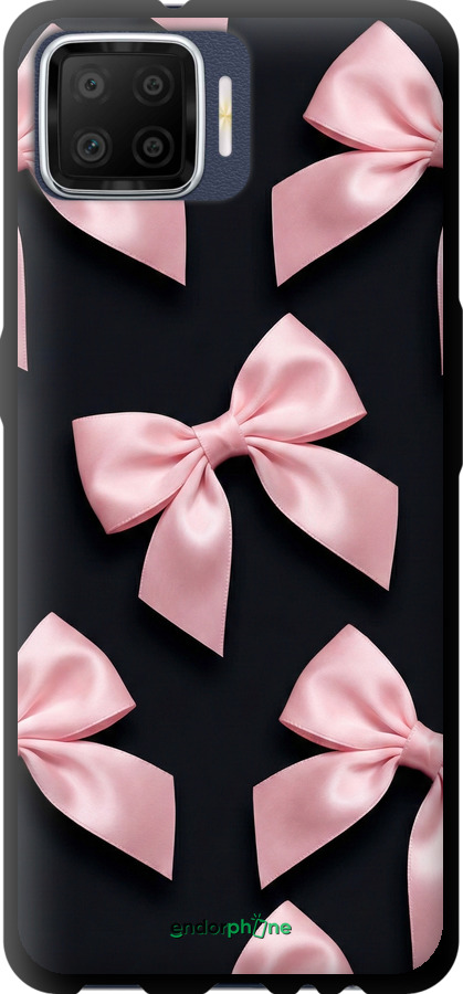 TPU чехол Coquette Ribbons Dark Coquette для Oppo A73 - 6767b-1379 изображение 