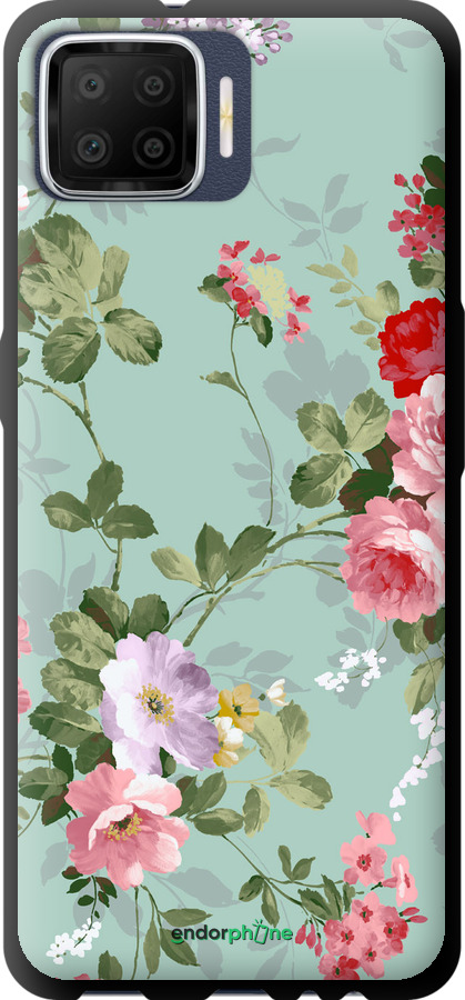TPU чехол Квіткові шпалери 2 для Oppo A73 - 862b-1379 изображение 