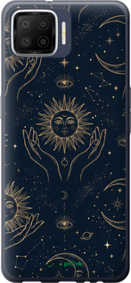 2D пластиковый чехол 'Celestial Harmony: Sun & Moon Gold Mystic Pattern' для Oppo A73 изображение 8