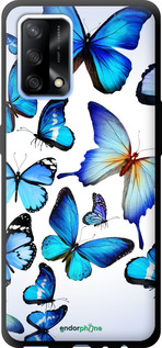 TPU чехол Бабочки для Oppo A74 - 6023b-2305 изображение 