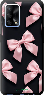 TPU чехол Coquette Ribbons Dark Coquette для Oppo A74 - 6767b-2305 изображение 