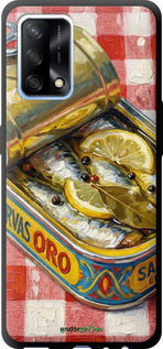 TPU чехол Vintage Sardine Tin Phone для Oppo A74 - 6772b-2305 изображение 