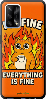 TPU чехол Funny Cat для Oppo A74 - 6786b-2305 изображение 