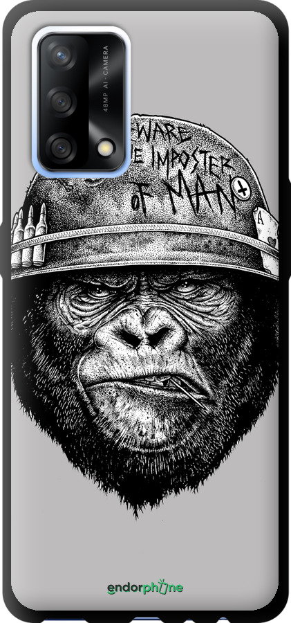 TPU чехол military monkey для Oppo A74 - 4177b-2305 изображение 