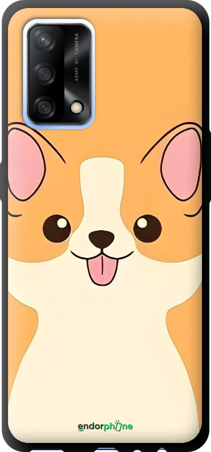 TPU чехол Милый пес для Oppo A74 - 6296b-2305 изображение 