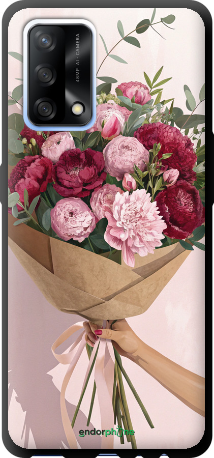 TPU чехол Півонії 1 для Oppo A74 - 6705b-2305 изображение 