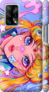 3D пластиковий матовий чехол Сейлор Мун 4 для Oppo A74 - 6353m-2305 изображение 