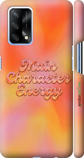 3D пластиковый матовый чехол Aura Gradient Main Character Energy Aesthetic Y2K для Oppo A74 - 6783m-2305 изображение 