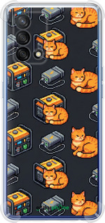 Силіконовий протиударний с посиленими кутами чехол Autonomous Zone для Oppo A74 - 6771sp-2305 изображение 