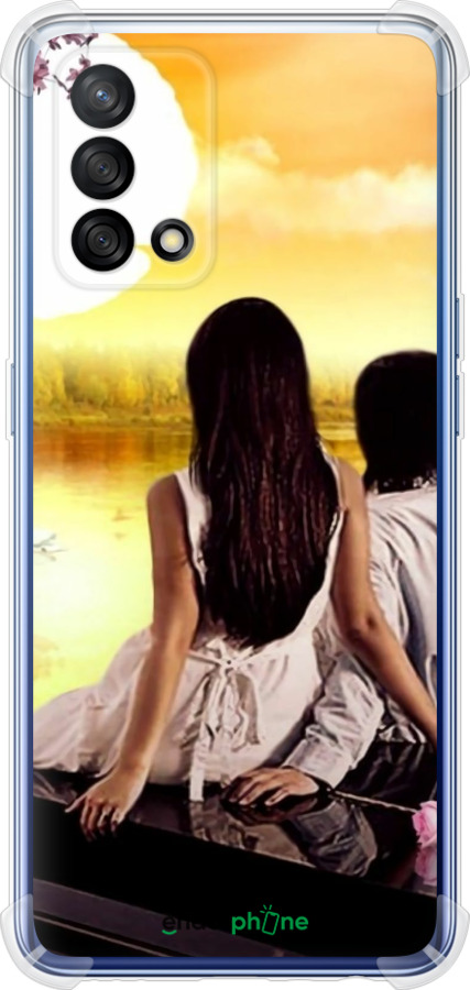 Силикон с усиленными углами чехол Sunset для Oppo A74 - 6607sp-2305 изображение 
