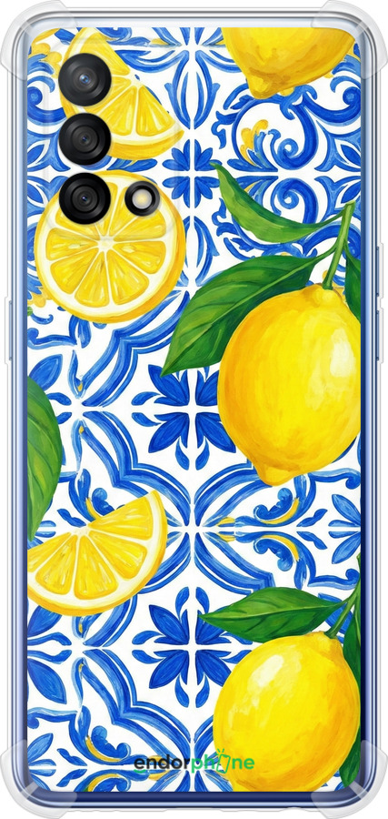 Силіконовий протиударний с посиленими кутами чехол Grocery Girl Italian Summer для Oppo A74 - 6766sp-2305 изображение 