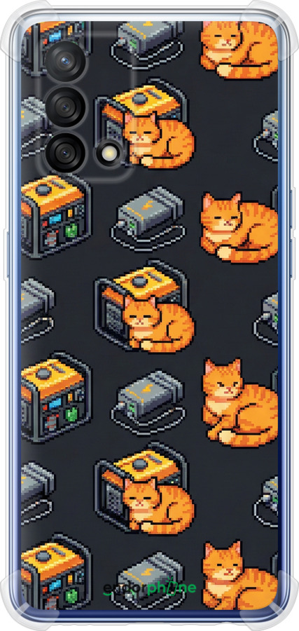 Силіконовий протиударний с посиленими кутами чехол Autonomous Zone для Oppo A74 - 6771sp-2305 изображение 