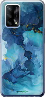 Силиконовый чехол Акварель для Oppo A74 - 6320u-2305 изображение 